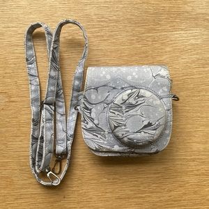 Marble Polaroid camera case